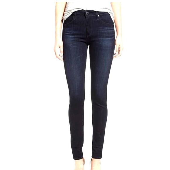 Adriano Goldschmied Denim - AG Adriano Goldschmied Women's 27R High Rise Farrah Skinny Ankle Blue Jeans